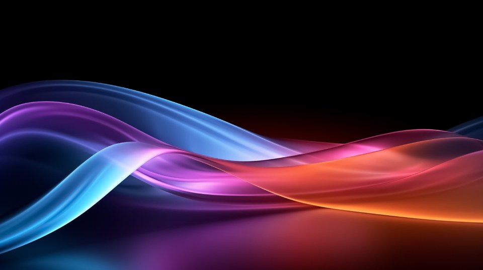 Abstract light wave